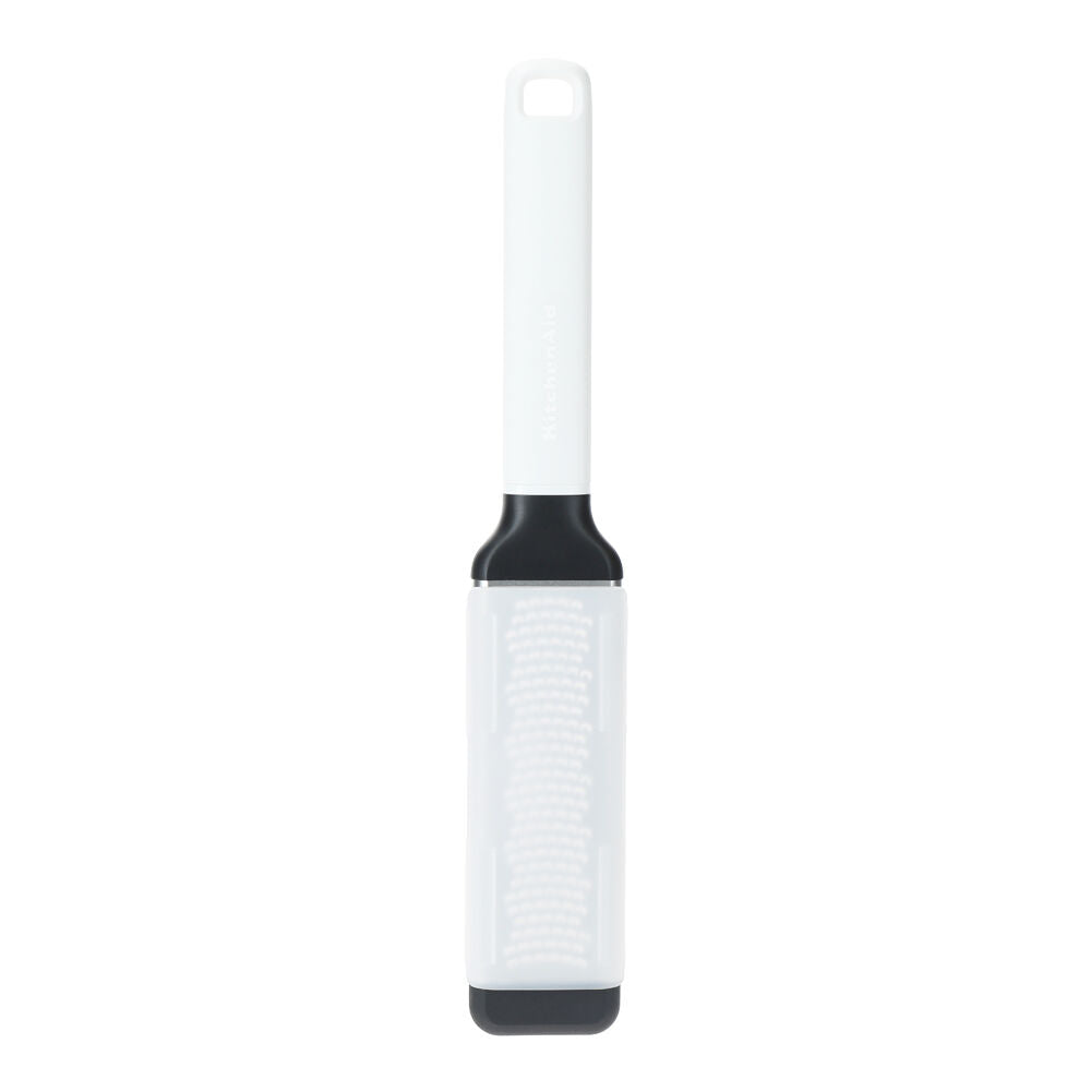 KitchenAid Classic Fine Etched Handheld Grater Kitchen Utensil Porcelain White