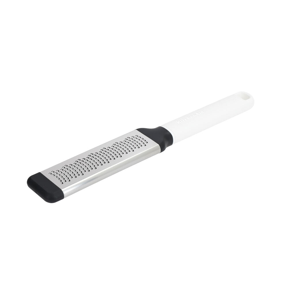 KitchenAid Classic Fine Etched Handheld Grater Kitchen Utensil Porcelain White
