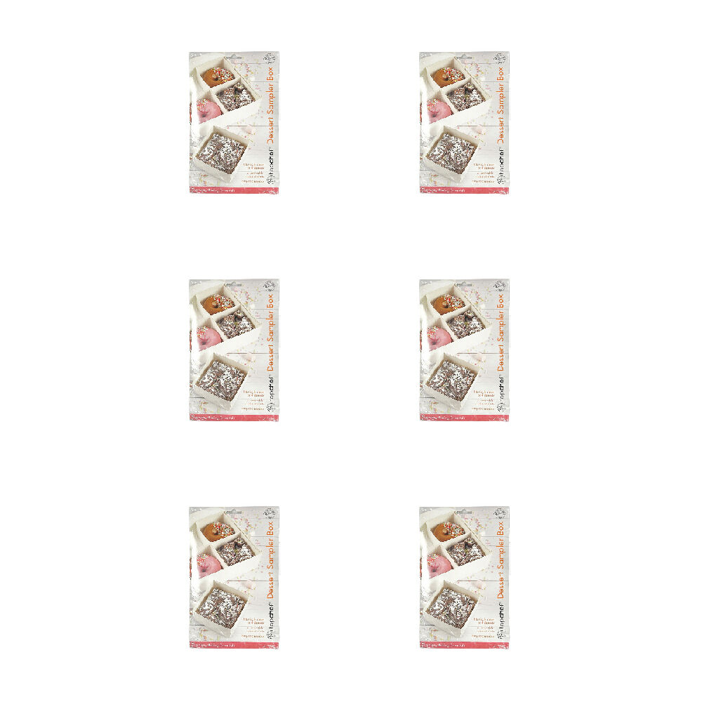 18pc Topchef Dessert Sampler Boxes Dessert Travel Container - White