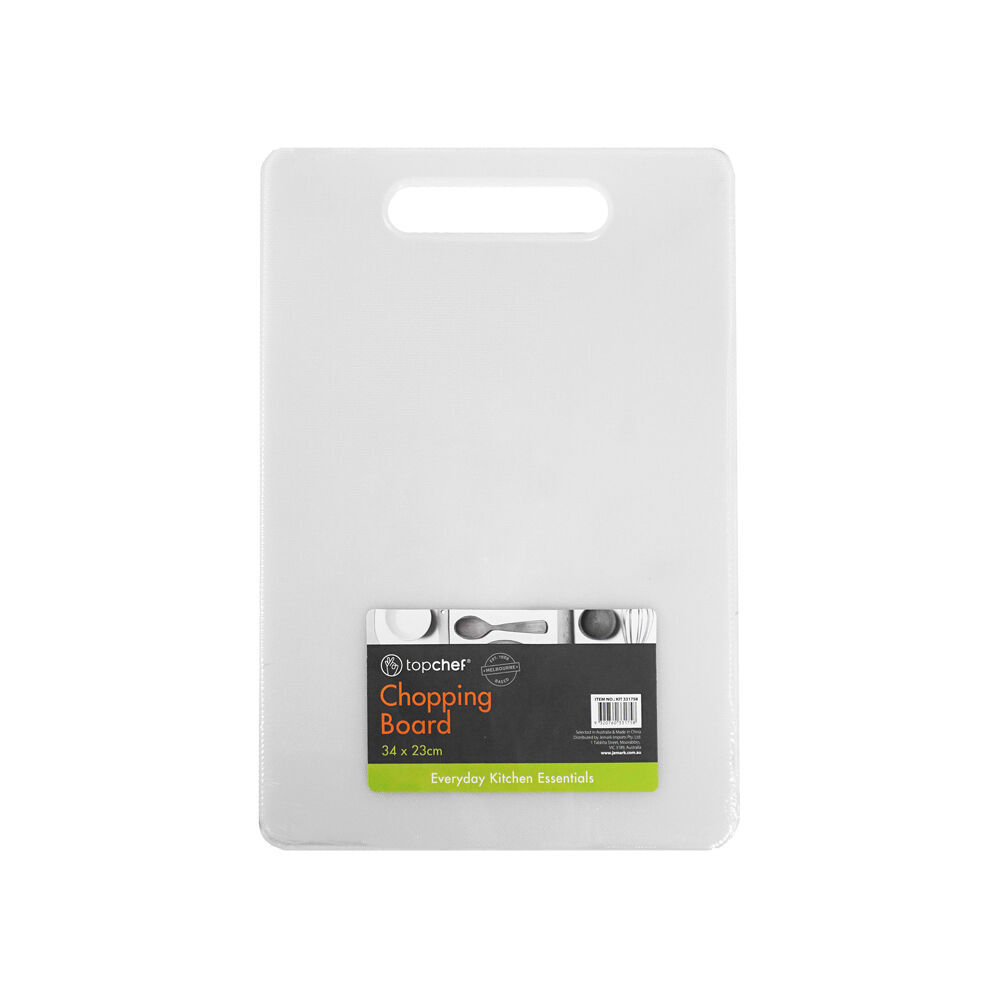 3PK Topchef Compact Chopping Board Large 34x23cm - White