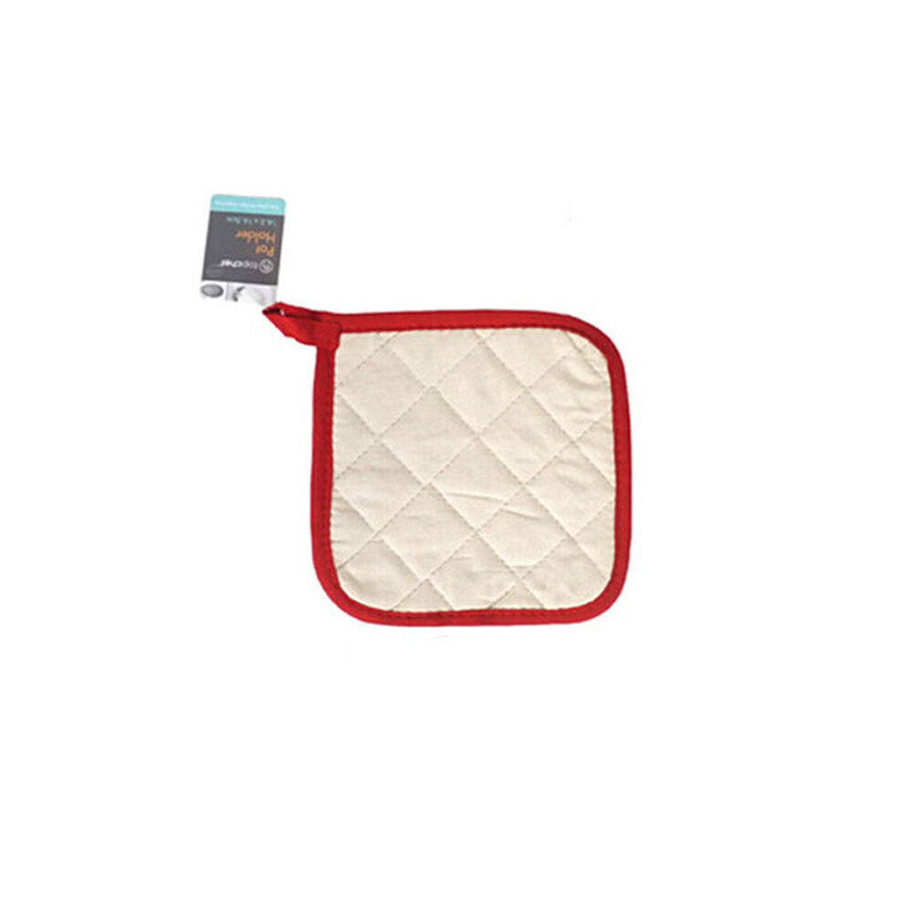 12x TopChef Cotton Pot Holder 1216.5x16.5cm - Beige Assorted