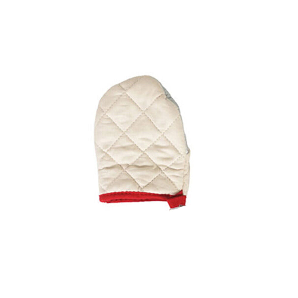 8x TopChef Mini Cotton Oven Mitt Heat Proof 1216x11.5cm - Beige Assorted