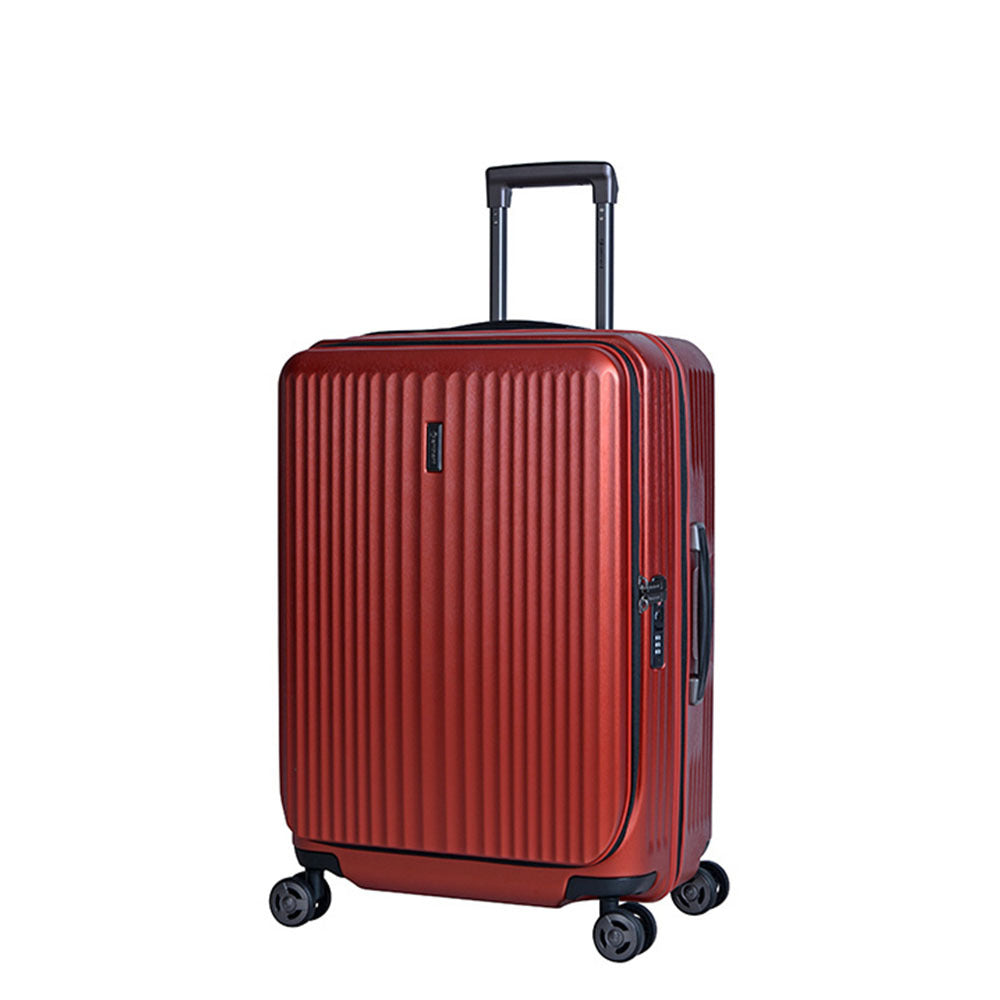 Eminent 24 Trolley Case Wheeled Suitcase - Antique Wine