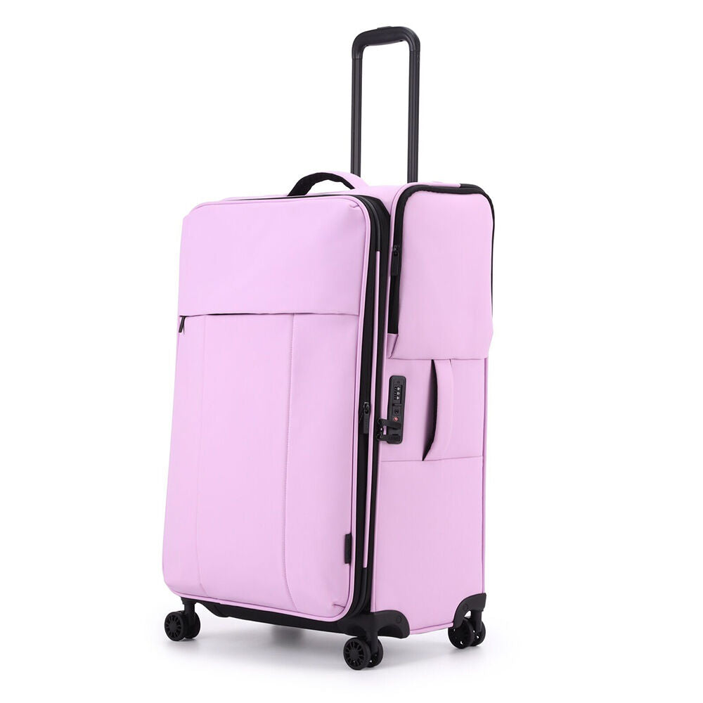 Kate Hill Willow Large Travel Luggage Suitcase Lightweight 71x34cm Purple