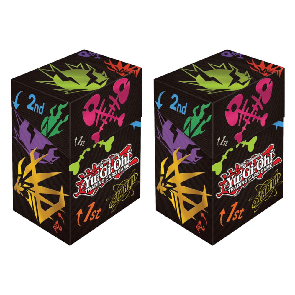 2PK  Yu-Gi-Oh Gold Pride Super Fan TCG/CCG Card Box Case