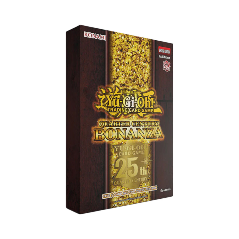 Yu-Gi-Oh Quarter Century Bonanza 3-Booster Tuckbox TCG Game 6y+