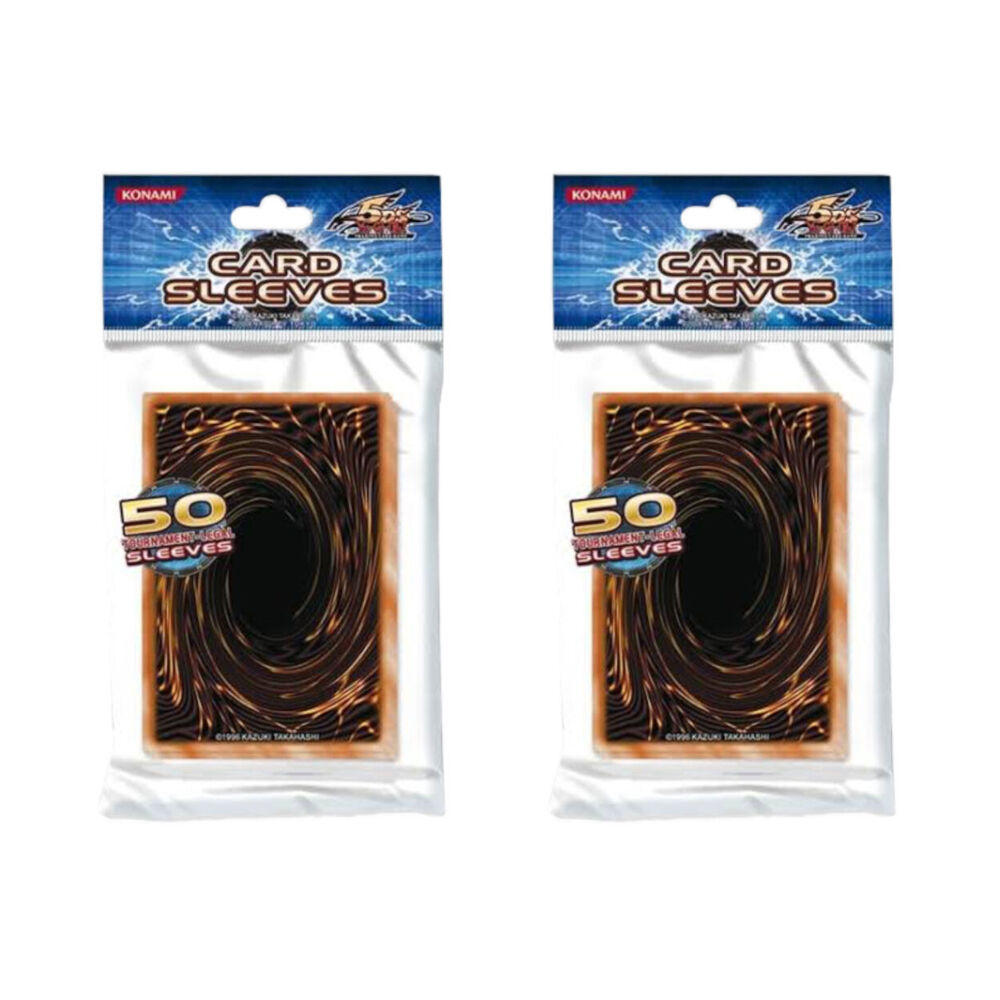2x 50pc  Yu-Gi-Oh TCG/CCG Card Back Sleeves Set