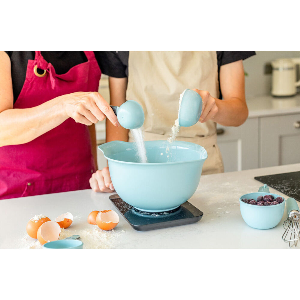 4pc KitchenAid Plastic Measuring Cup Set - Mineral Water