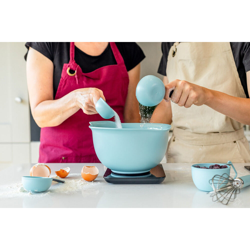 4pc KitchenAid Plastic Measuring Cup Set - Mineral Water