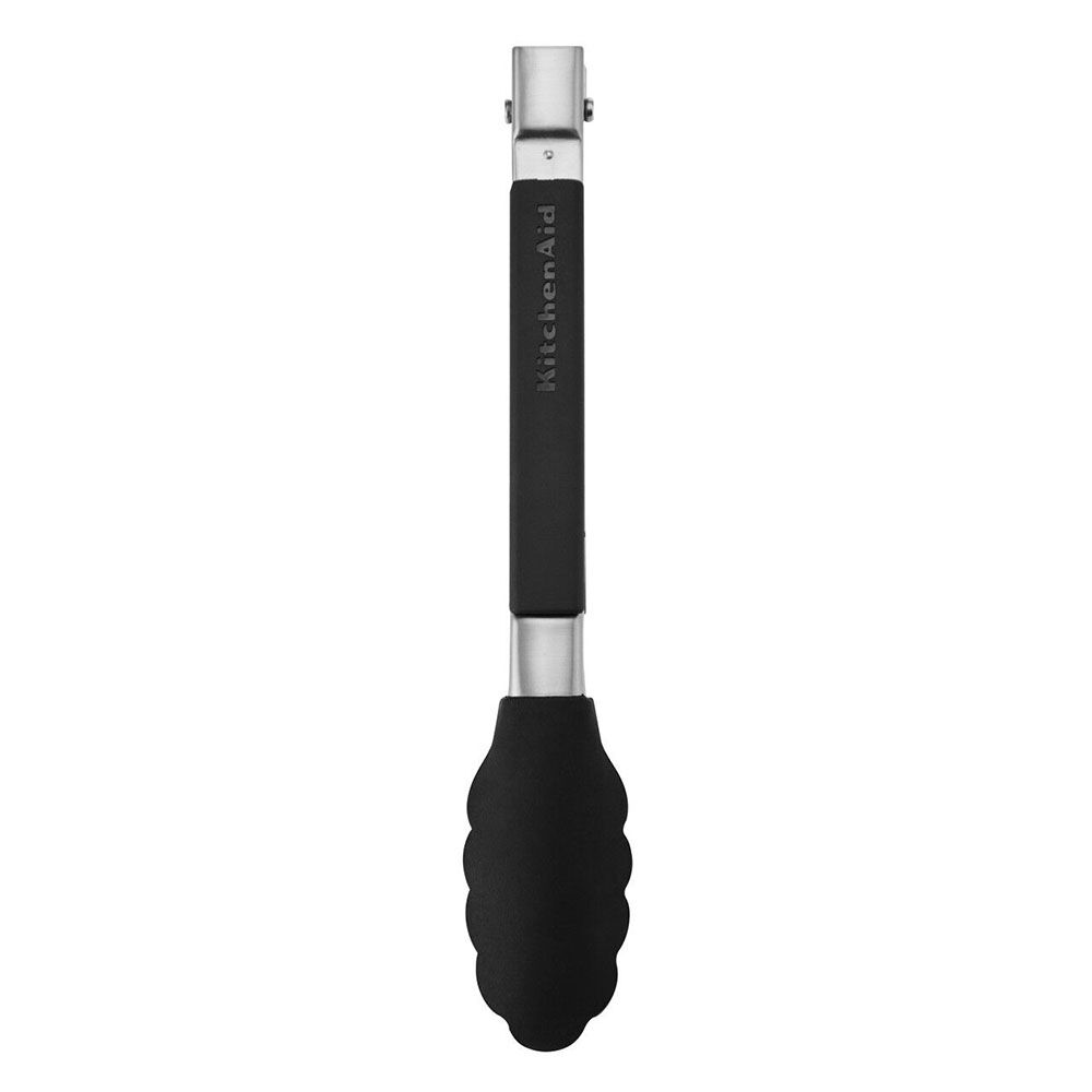 KitchenAid Nylon Silicone-Tipped Side-Locking Tongs Kitchen Utensils 23cm