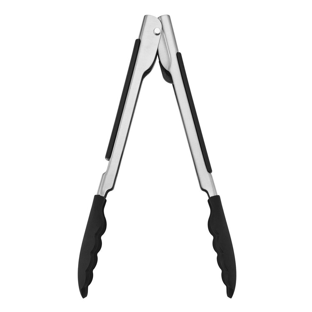 KitchenAid Nylon Silicone-Tipped Side-Locking Tongs Kitchen Utensils 23cm