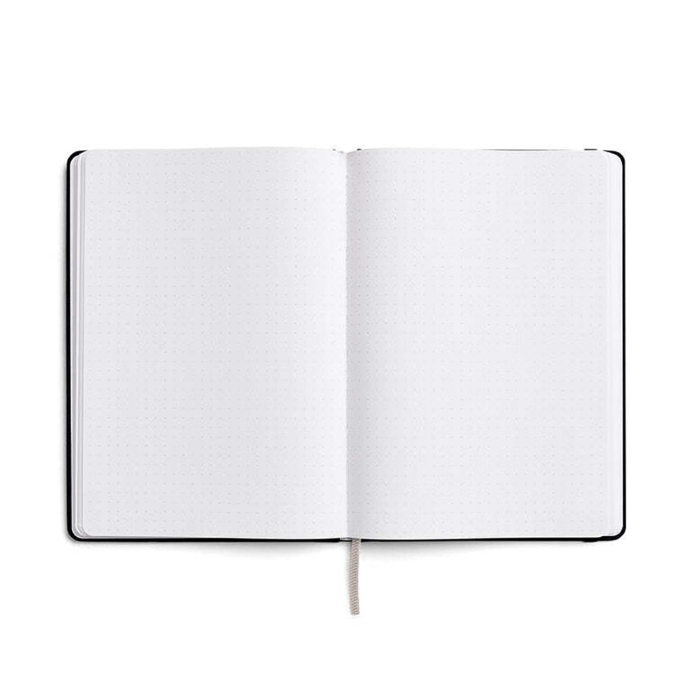 Karst 144-Sheets A5 Stone Paper Hard Cover Dot Grid Notebook Peony