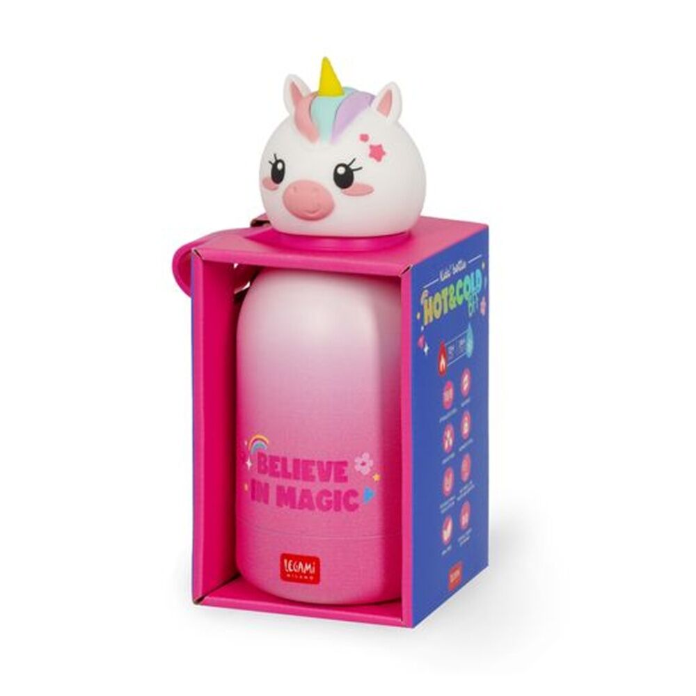 Legami BFF Kids Bottle Unicorn Theme Vacuum Flask 12Hr Hot 24Hr Cold 310ml