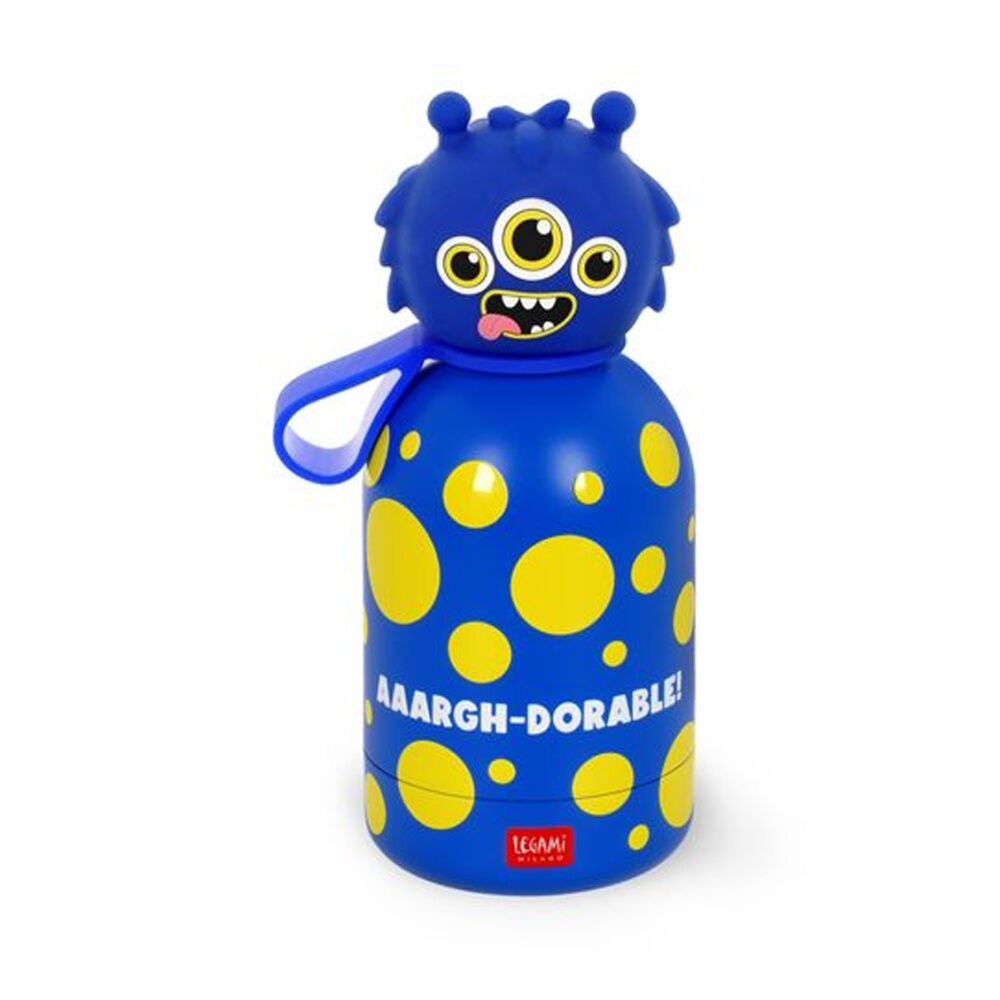 Legami BFF Kids Bottle Monster Theme Vacuum Flask 12Hr Hot 24Hr Cold 310ml