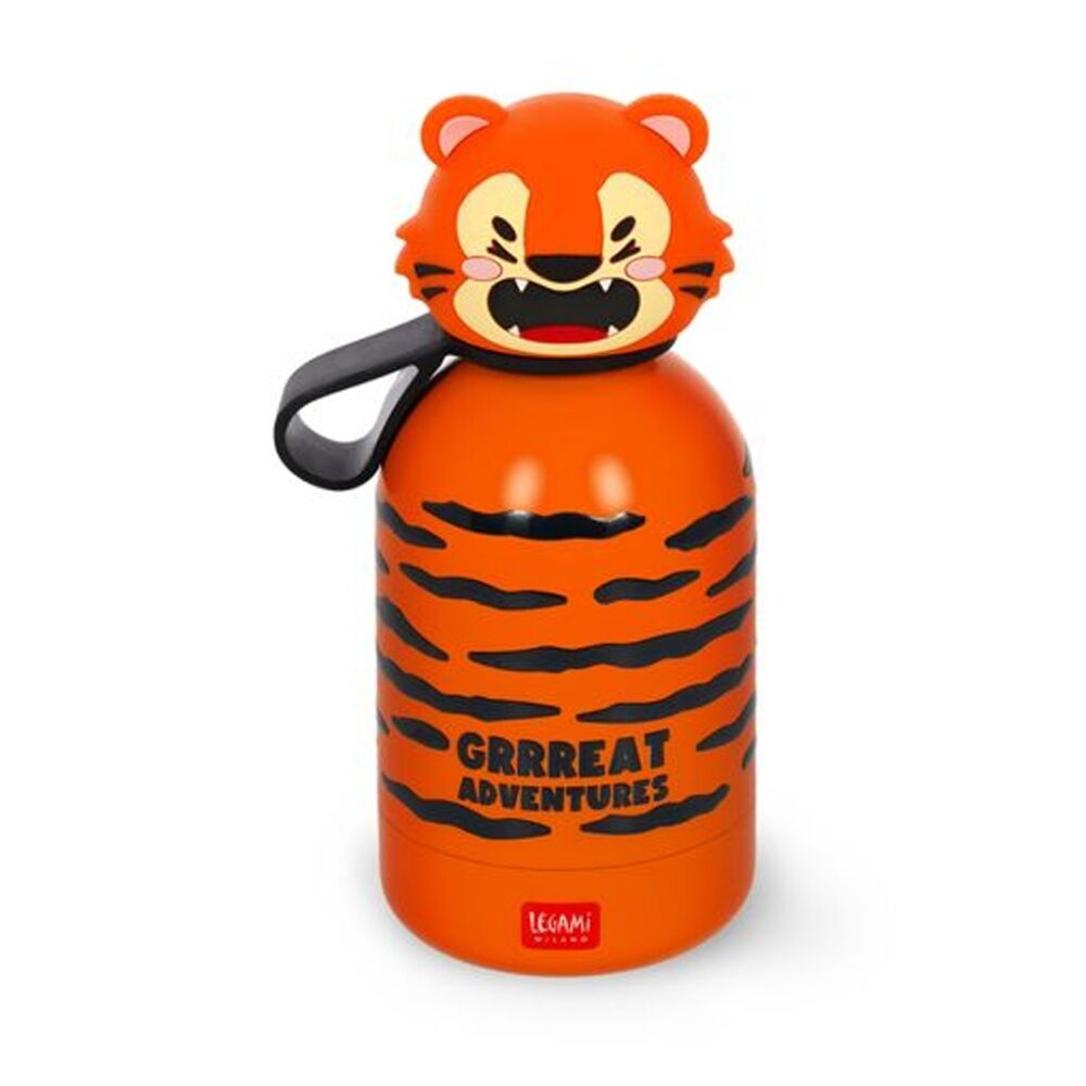 Legami BFF Kids Bottle Tiger Theme Vacuum Flask 12Hr Hot 24Hr Cold 310ml