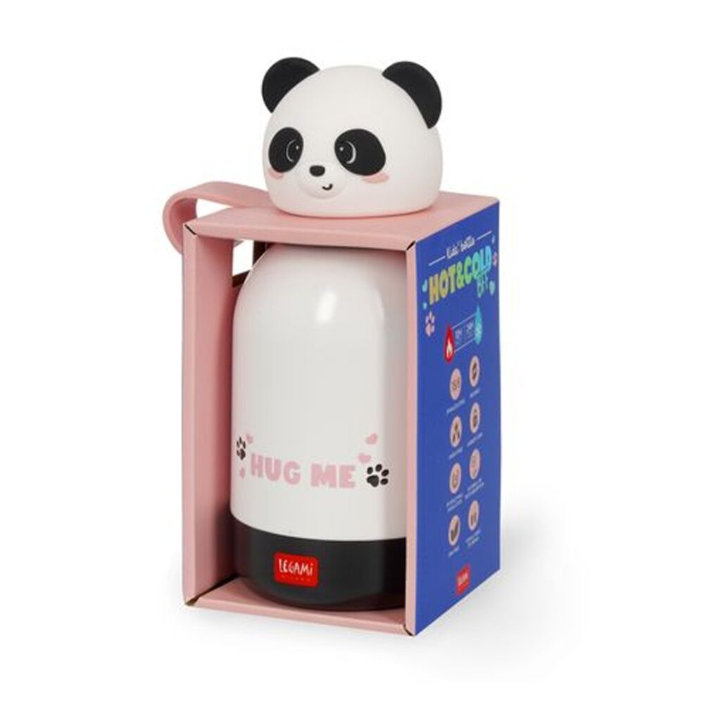 Legami BFF Kids Bottle Panda Theme Vacuum Flask 12Hr Hot 24Hr Cold 310ml