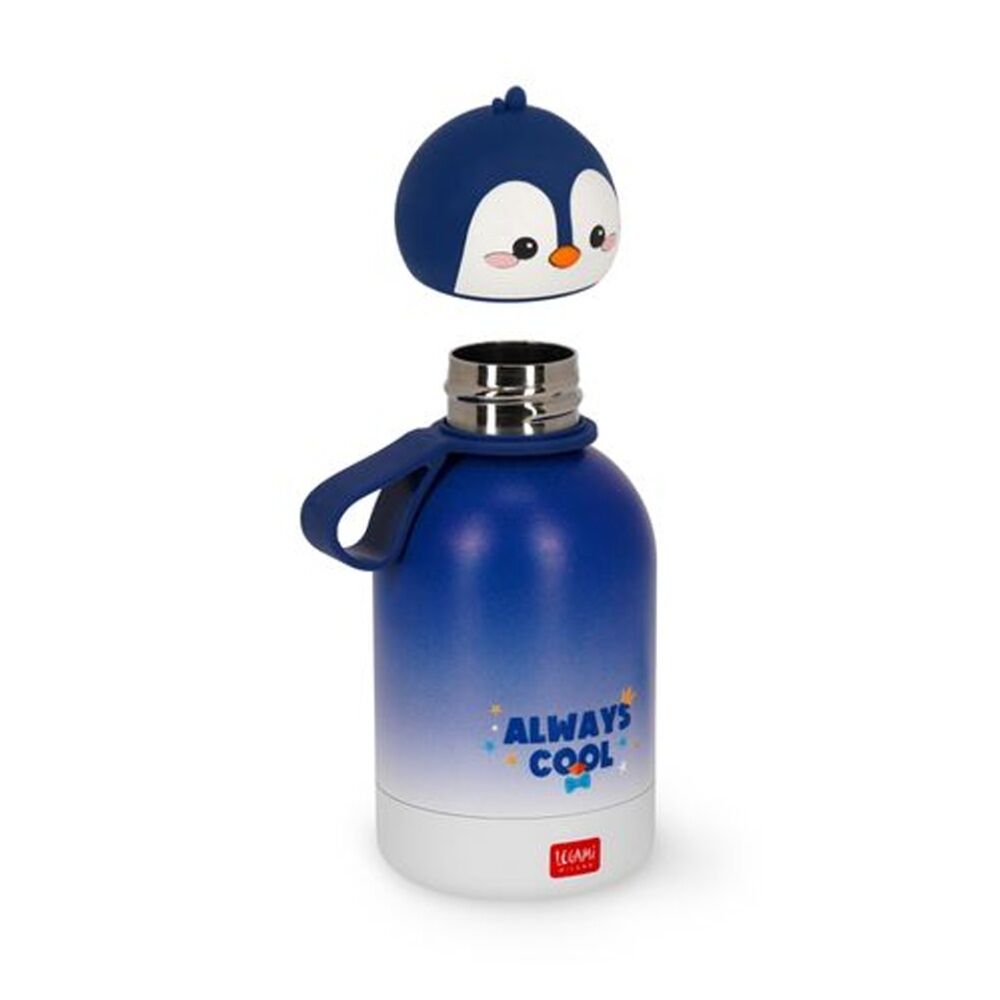 Legami BFF Kids Bottle Penguin Theme Vacuum Flask 12Hr Hot 24Hr Cold 310ml