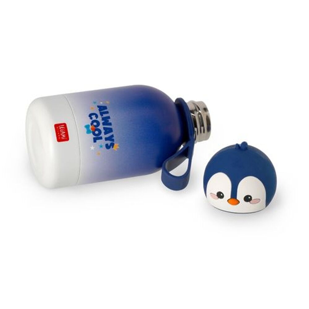 Legami BFF Kids Bottle Penguin Theme Vacuum Flask 12Hr Hot 24Hr Cold 310ml