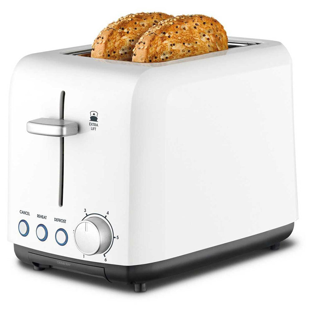 Kambrook 2 Slice 900W Wide Slot KTA120WHT White