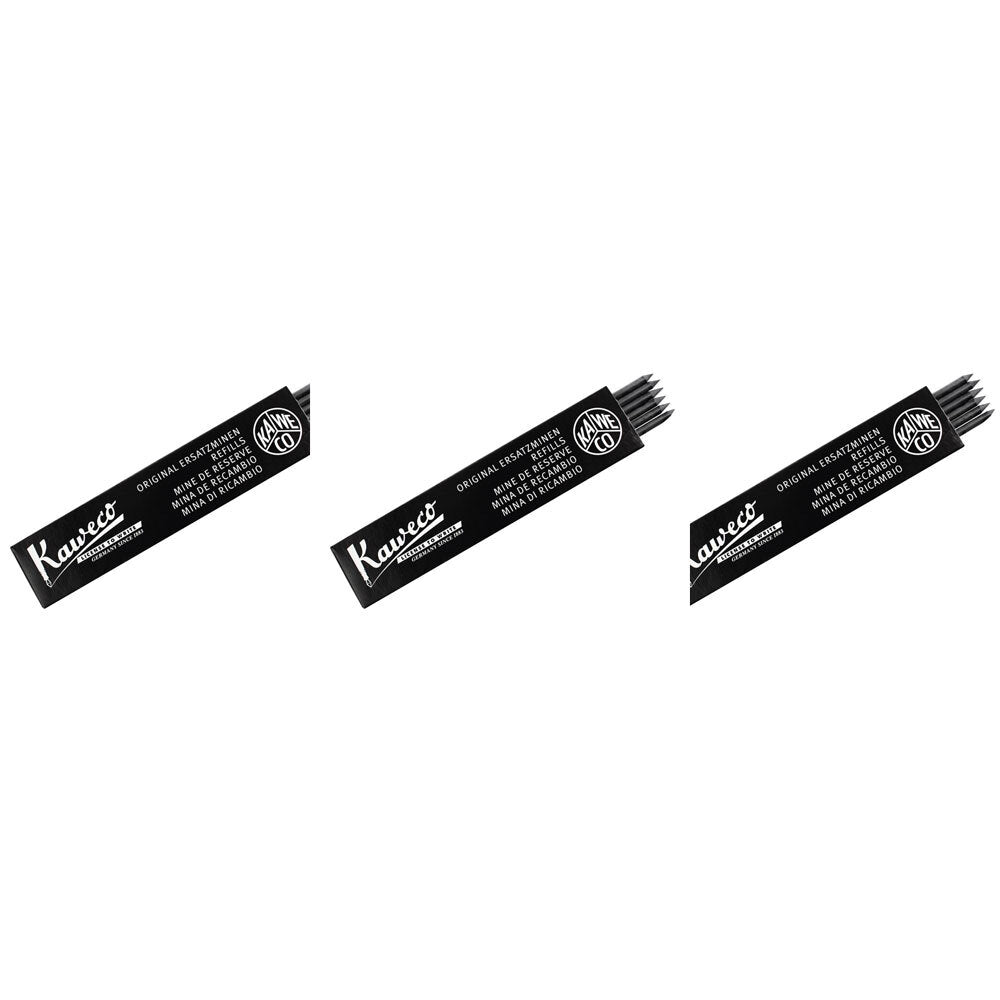 3x 6pc Kaweco Graphite Lead Refills For Clutch/Sport Pencil 5B 3.2x80mm