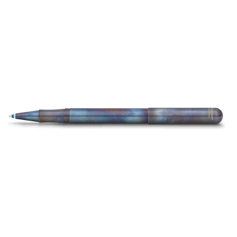 Kaweco Liliput Aluminum Ballpoint Pen Medium Nib - Fireblue