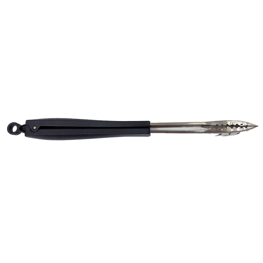 2PK Urban Kitchen 37cm SS BBQ Tongs w/ Plastic Handle - Black/Chrome