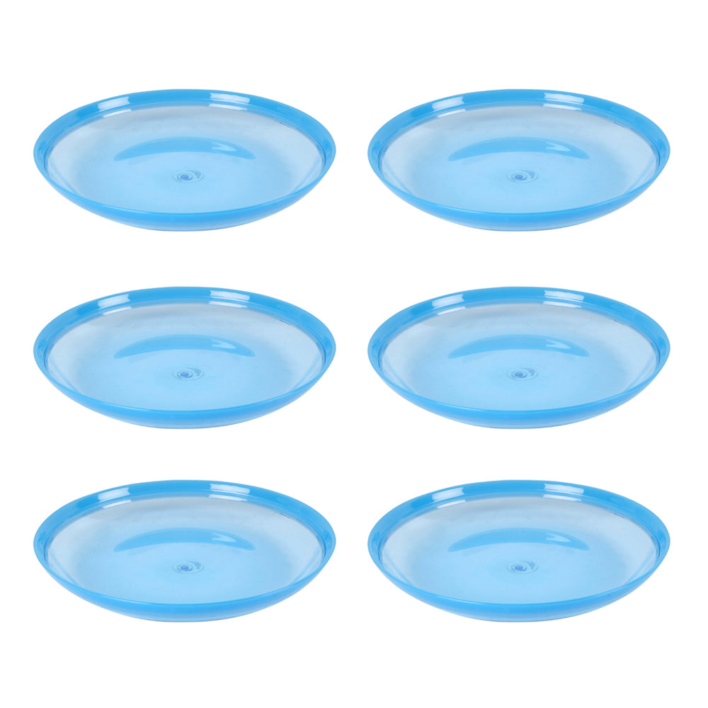 6PK Urban Kitchen Small Plate Two-Tone Blue 20cm Functional 20cm
