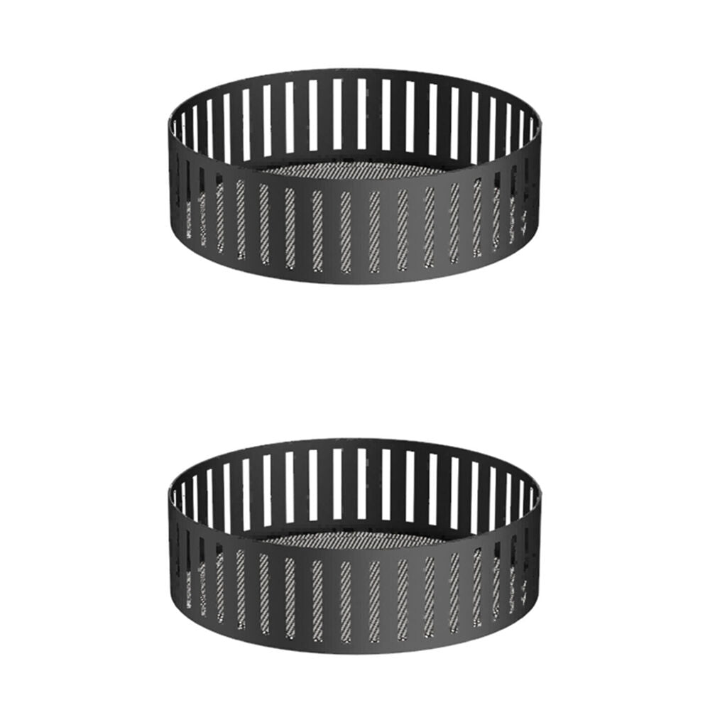 2PK Hudson Wireware Range Fruit Basket Rust Resistant 30.5cm Black