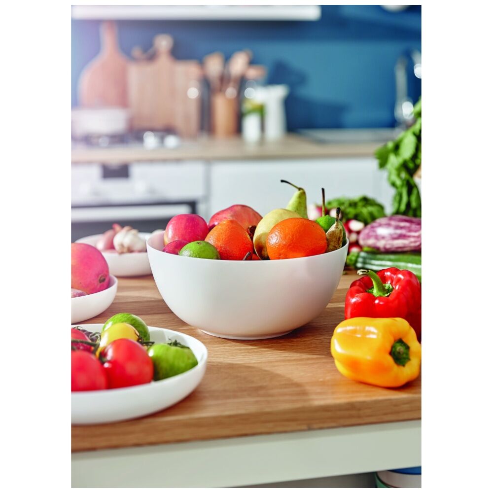 2PK Luminarc Diwali Salad Bowl 26x11cm Serveware Opal Glass White