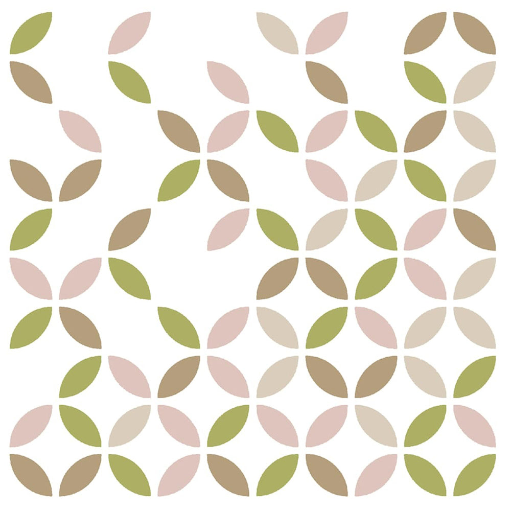 240pc Paper+Design Luncheon 3-Ply Napkin 33x33cm - Abstract Eco Leaf