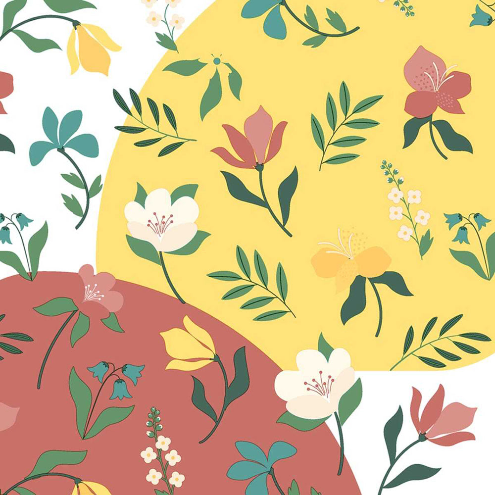 240pc Paper+Design Luncheon 3-Ply Napkin 33x33cm - Flora Joy