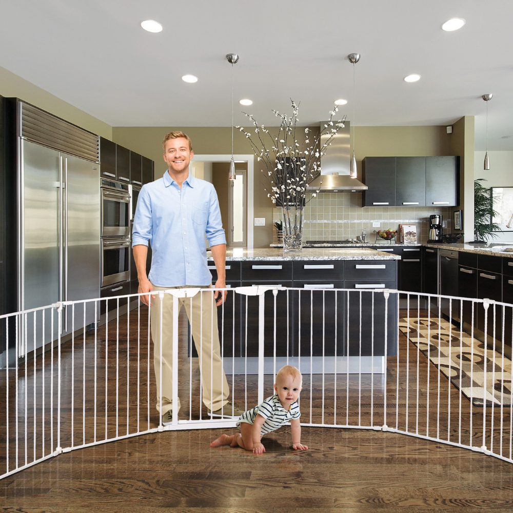 Dreambaby Mayfair 3in1 Converta Playpen Baby Security Gate - White