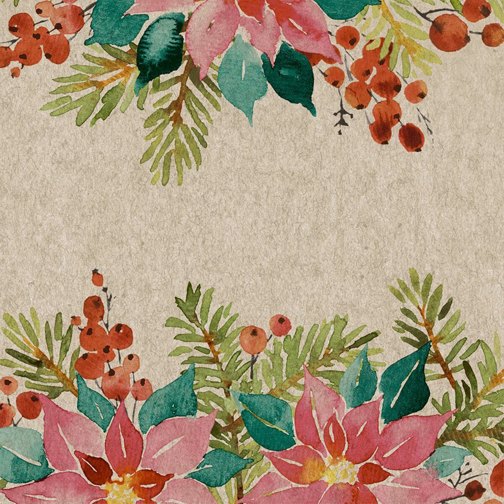 120pc Paper+Design Luncheon 3-Ply Napkin 33x33cm - Floral Joy