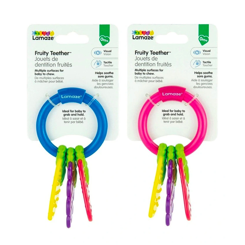 3PK Lamaze Fruity Teether Kids/Toddler/Baby 0m+ Assorted