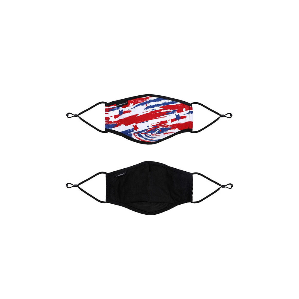 6x 2pc Dreambaby Reusable Protective Face Masks Adult - Red/Blue