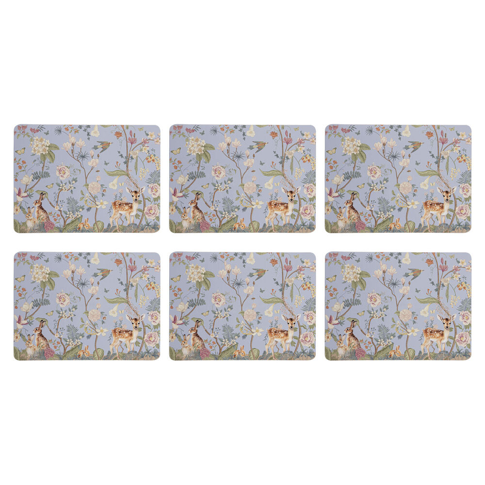 6pc Ashdene Enchanted Forest Kitchen Dining Table Placemat 29x21.5cm