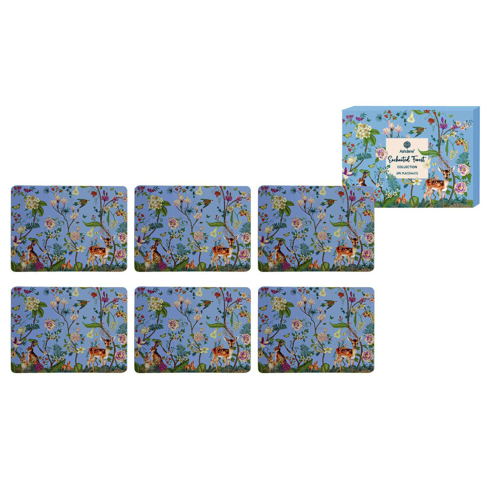 6pc Ashdene Enchanted Forest Kitchen Dining Table Placemat 29x21.5cm