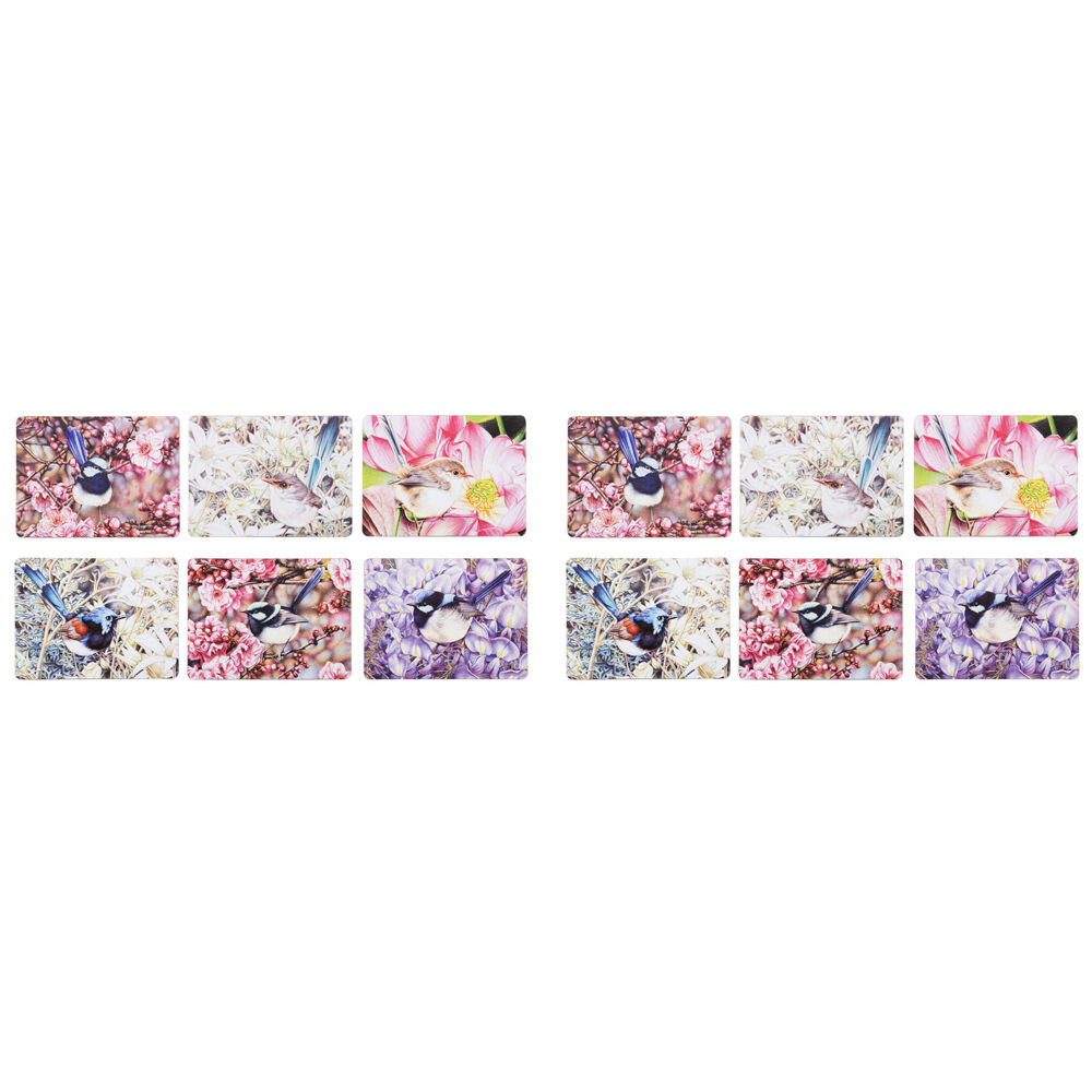 2x 6pc Ashdene Pretty Little Wren Kitchen Dining Table Placemat 29x21.5cm
