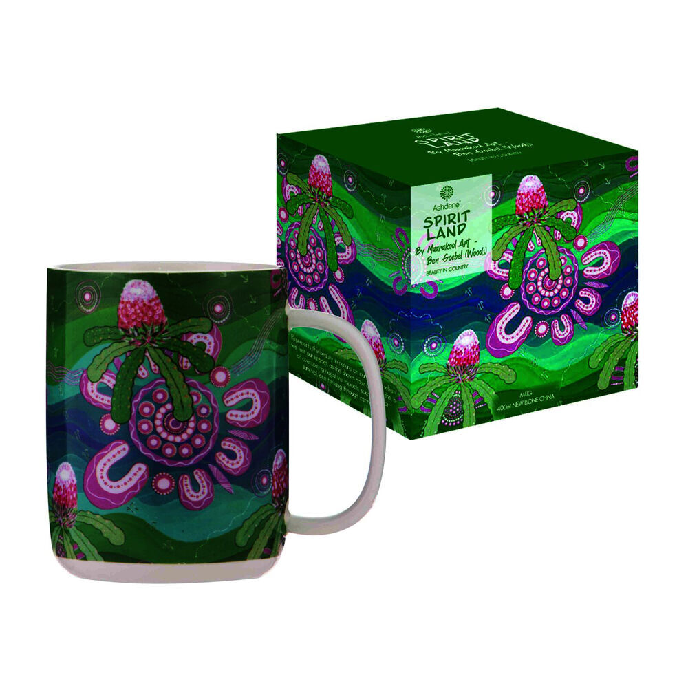 12PK Ashdene Spirit Land Beauty In Country Kitchen New Bone China Drinking Mug 400ml