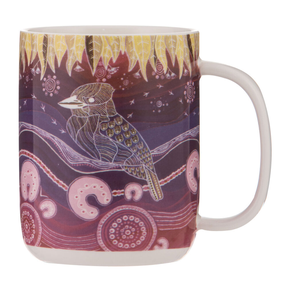 6PK Ashdene Spirit Land Kookaburra Home Kitchen New Bone China Drinking Mug 400ml