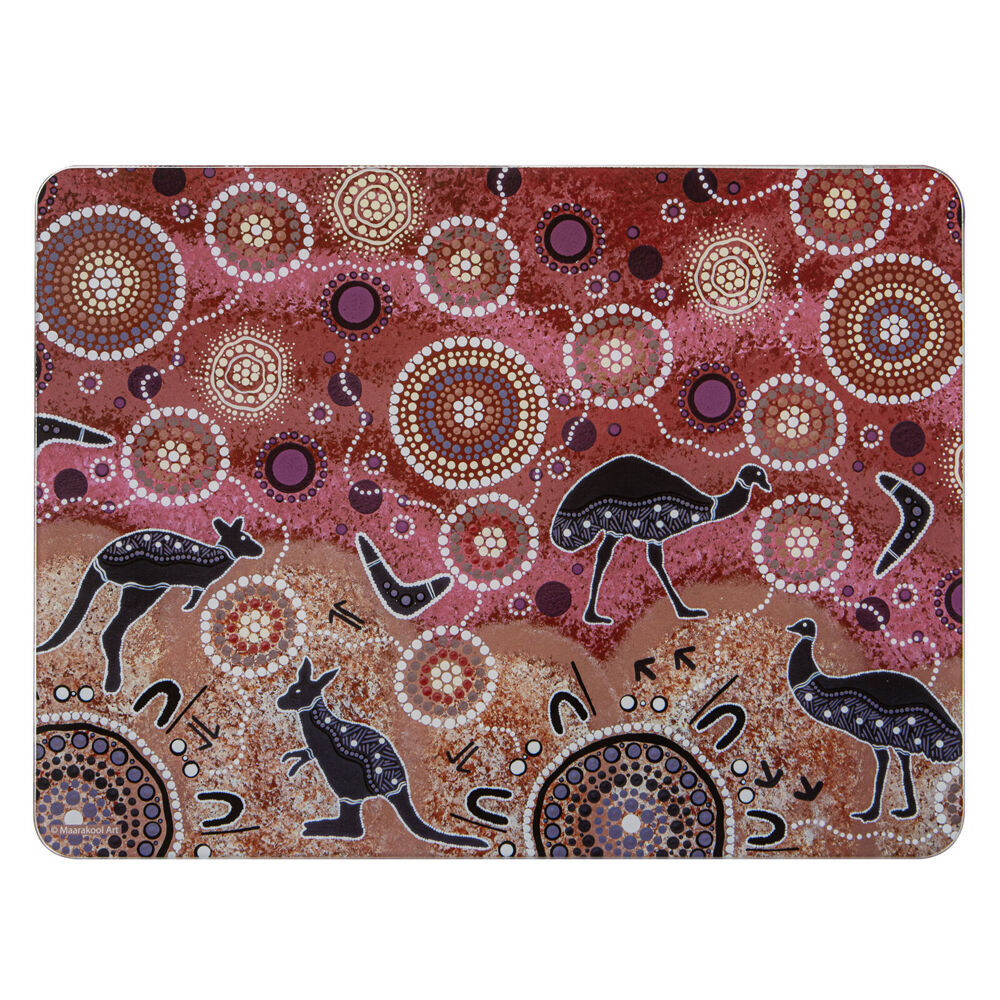 2PK Ashdene Spirit Land Hunting At Sunset Kitchen Mat Surface Protector 30x40cm