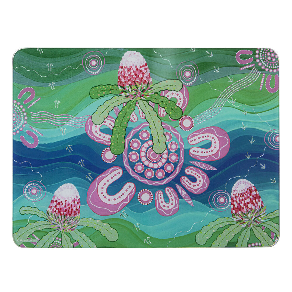 2PK Ashdene Spirit Land Beauty In Country Kitchen Mat Surface Protector 30x40cm