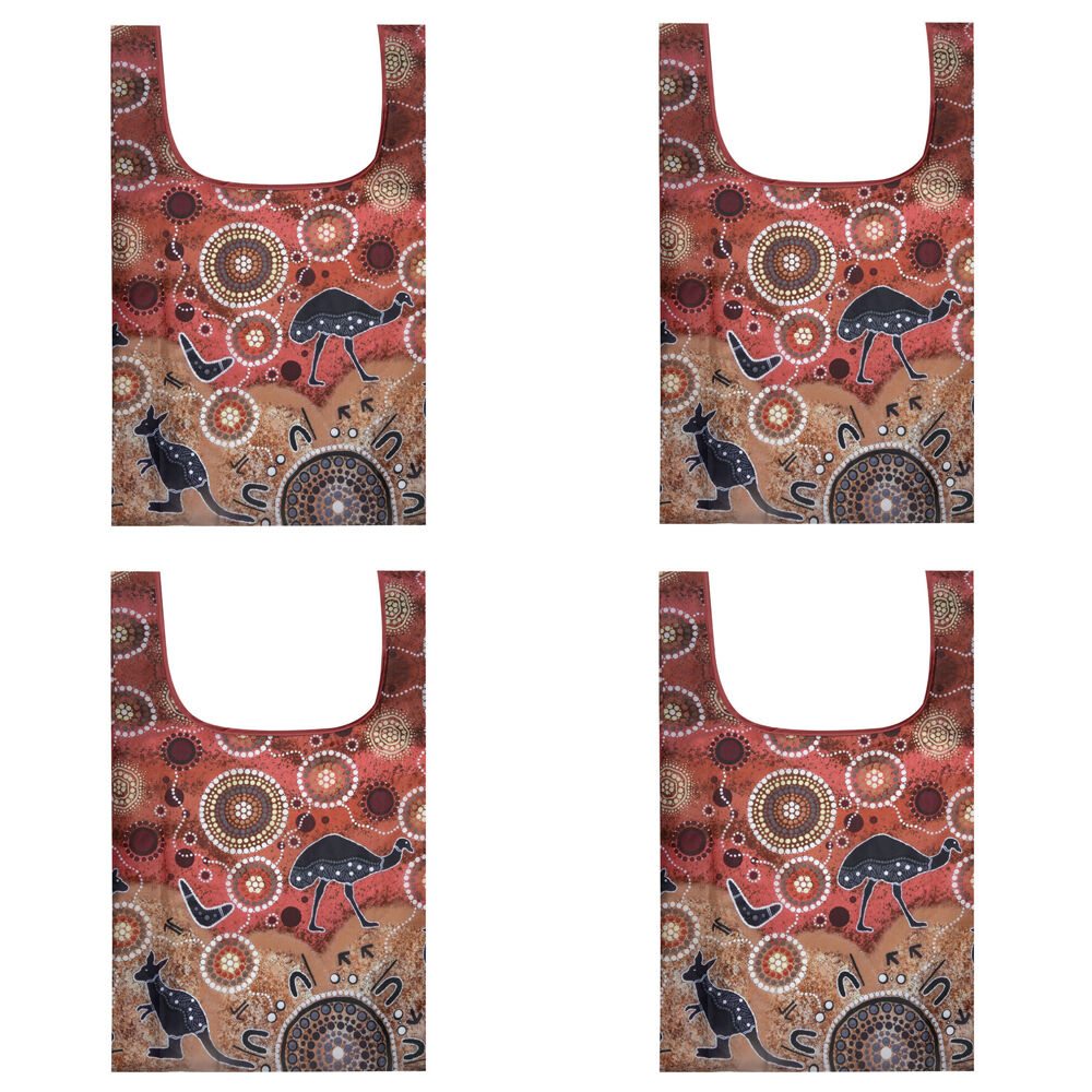 4PK Ashdene Spirit Land Hunting At Sunset Grocery Storage Shopping Bag 36x64cm