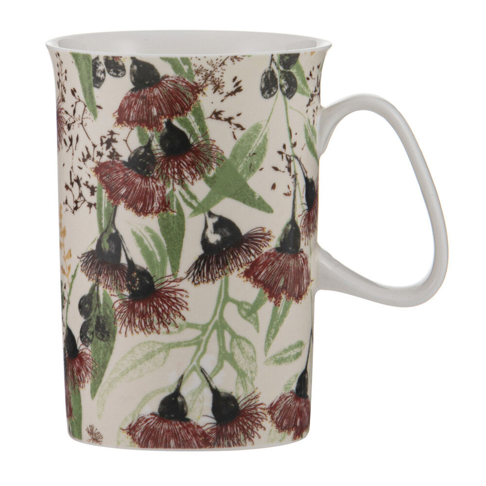 6PK Ashdene Trudy's Garden Silver Princess Kitchen New Bone China Drinking Mug 320ml