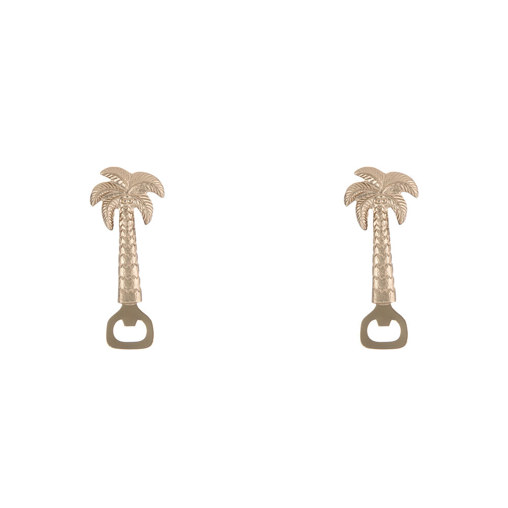 2PK Ladelle Panama Palm Tree Beverage/Drink Bottle Opener Handheld Kitchen Tool