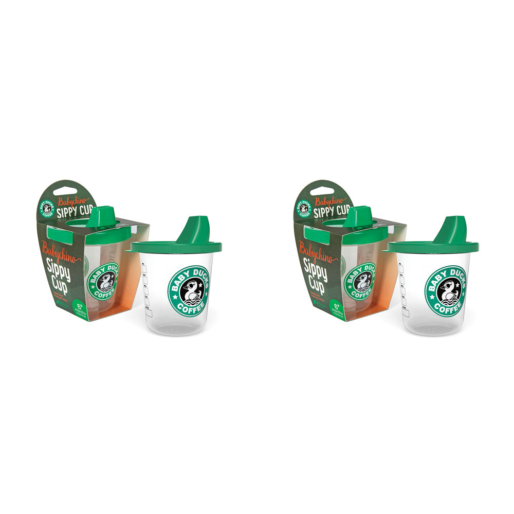 2PK Gamago Babychino 207ml Sippy Cup Baby/Toddler Drinkware 6m+