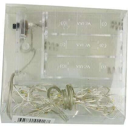 6PK LVD LED Rope Wire Lights Warm 2M Decorative Home Ornament Statue White