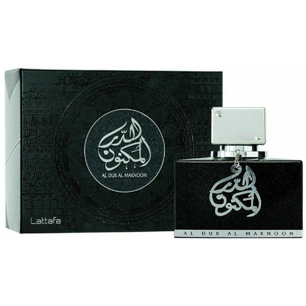 Lattafa Al Dur Maknoon Silver Mens Fragrance EDP Eau De Parfum Spray 100mL