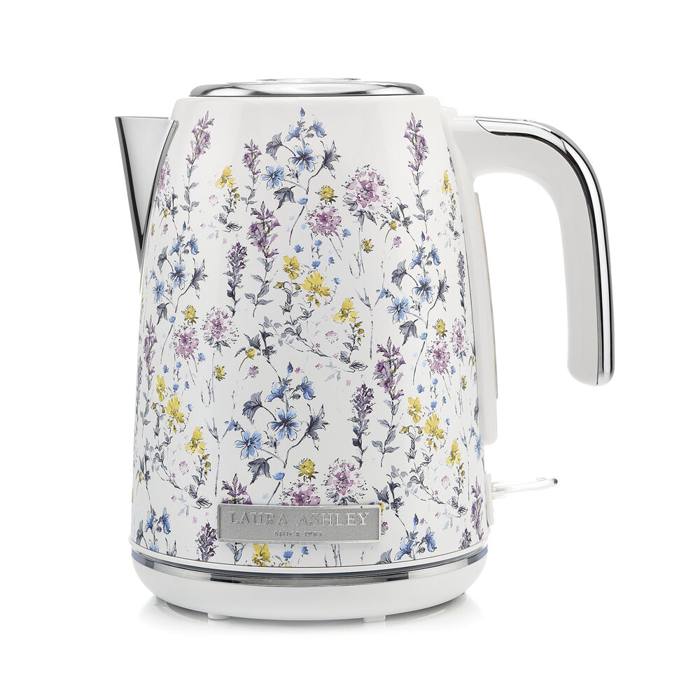 2pc Laura Ashley 1.7L Jug Electric Kettle & 4 Slice Toaster Set - Wild Meadow