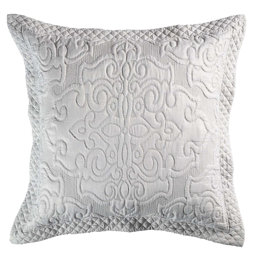 Bianca Laurent Polyester Silver European Cushion Cover Pillowcase 65x65cm